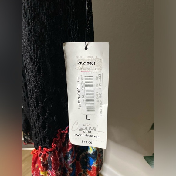 Mixed Pattern Dress - Picture 4 of 6